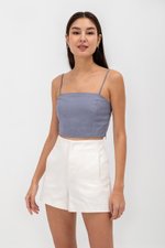 KYLIE LINEN CROPPED CAMISOLE