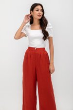DANIA HIGHWAIST LINEN PANTS