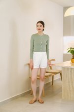 JULIANNE ELASTIC LINEN SHORTS