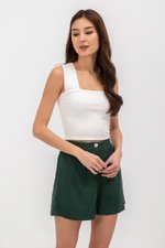JULIANNE ELASTIC LINEN SHORTS