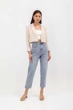 HANAIA CROPPED TWEED BLAZER HANAIA CROPPED TWEED BLAZER