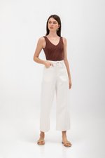 SHULA V NECK KNIT TOP