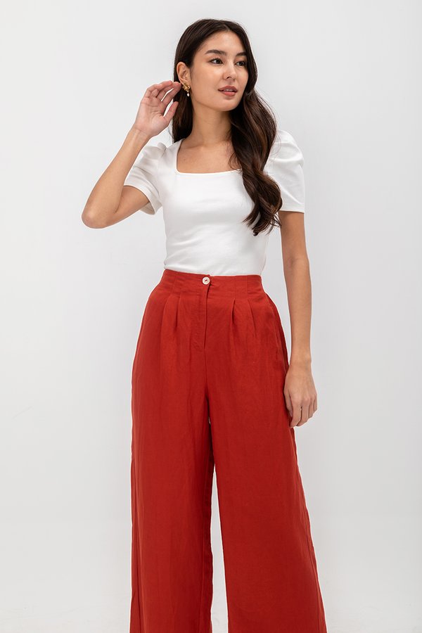 DANIA HIGHWAIST LINEN PANTS