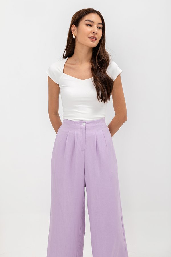 DANIA HIGHWAIST LINEN PANTS
