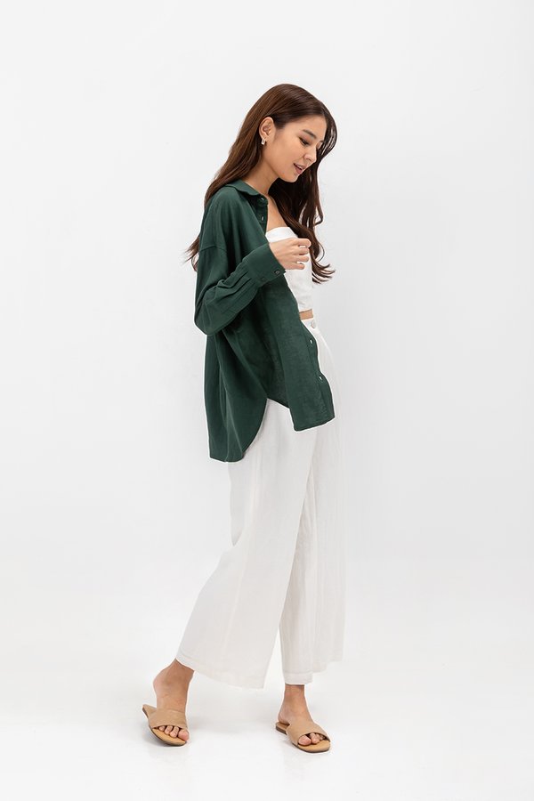 DAISY LINEN BUTTONDOWN SHIRT