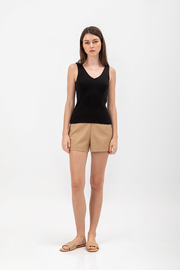 SHULA V NECK KNIT TOP