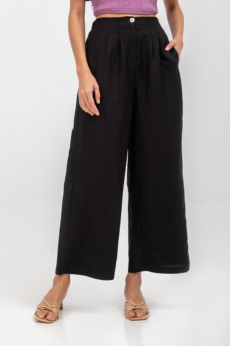 DANIA HIGHWAIST LINEN PANTS