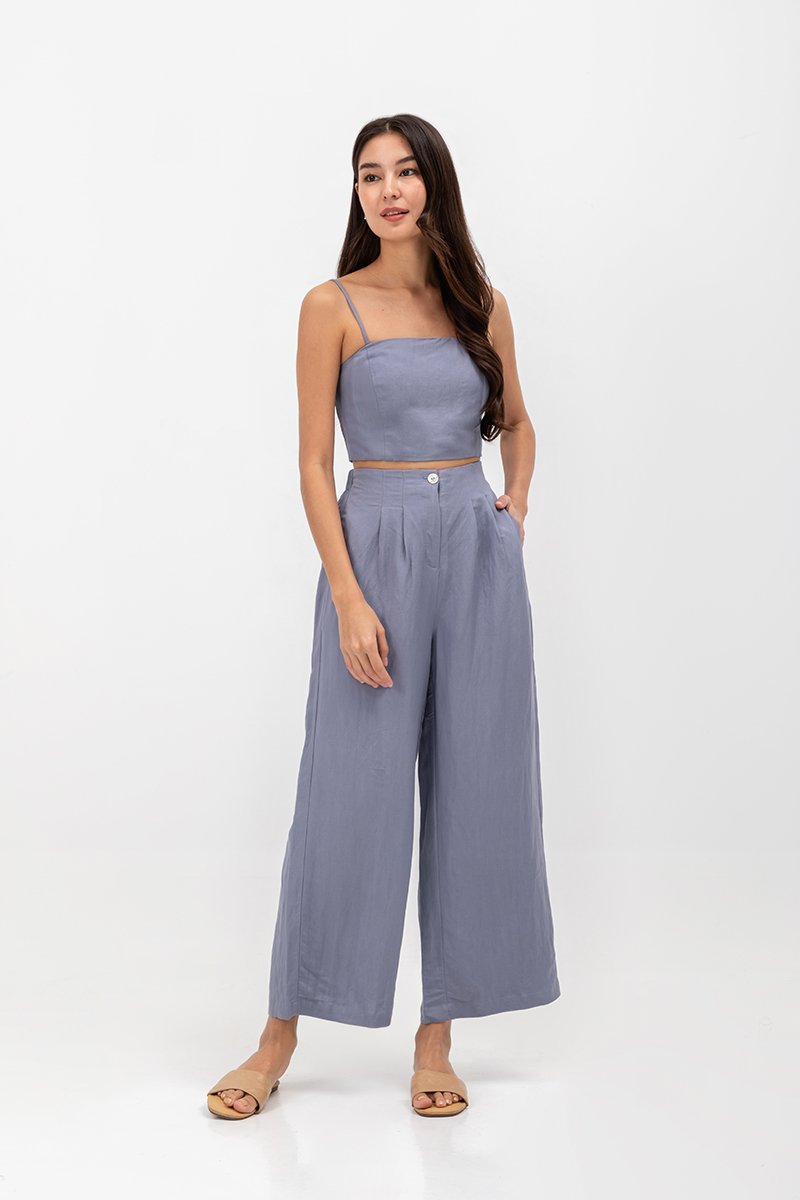 DANIA HIGHWAIST LINEN PANTS