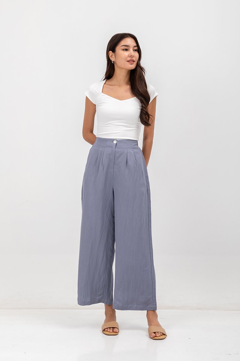 DANIA HIGHWAIST LINEN PANTS