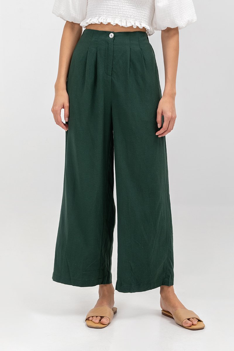 DANIA HIGHWAIST LINEN PANTS