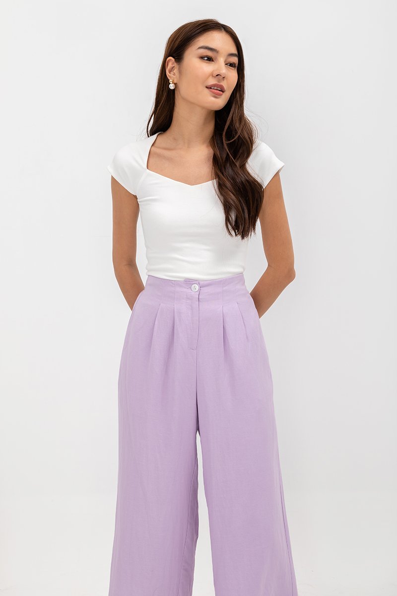 DANIA HIGHWAIST LINEN PANTS