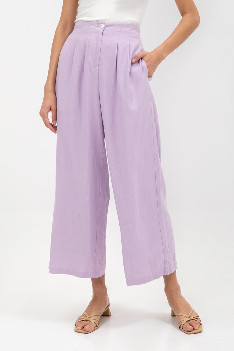 DANIA HIGHWAIST LINEN PANTS