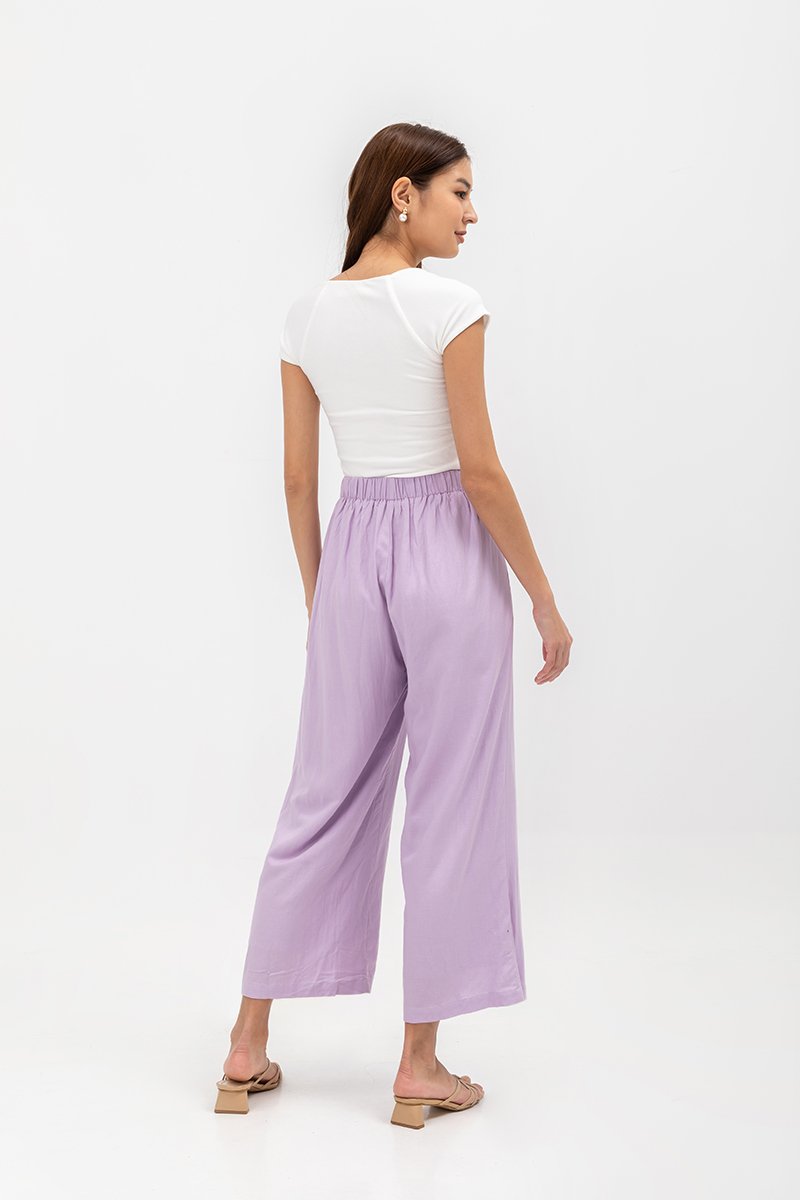 DANIA HIGHWAIST LINEN PANTS