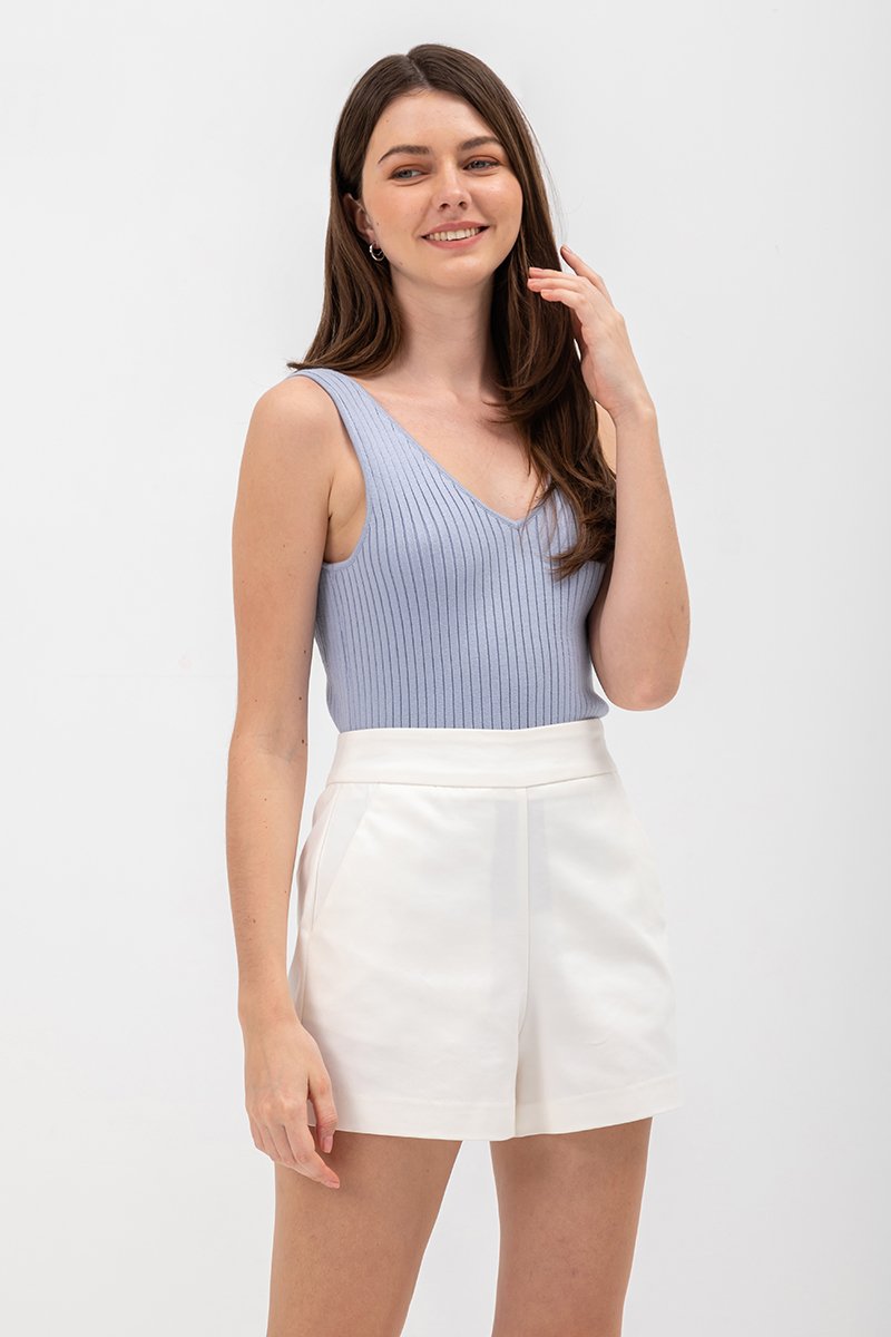 SHULA V NECK KNIT TOP