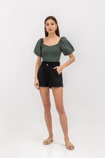 KAIROS DENIM PAPERBAG SHORTS