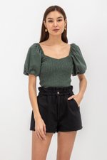 KAIROS DENIM PAPERBAG SHORTS