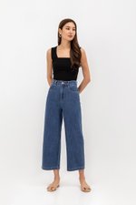 DAMARIS WIDE LEG DENIM JEANS