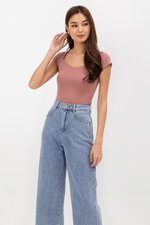 DAMARIS WIDE LEG DENIM JEANS