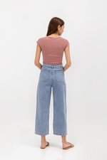 DAMARIS WIDE LEG DENIM JEANS