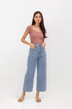 DAMARIS WIDE LEG DENIM JEANS