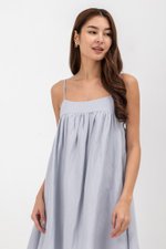 REESE BABYDOLL LINEN MINI DRESS
