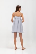 REESE BABYDOLL LINEN MINI DRESS