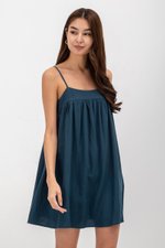 REESE BABYDOLL LINEN MINI DRESS