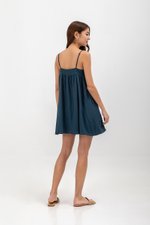 REESE BABYDOLL LINEN MINI DRESS