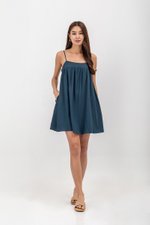 REESE BABYDOLL LINEN MINI DRESS