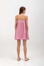 REESE BABYDOLL LINEN MINI DRESS