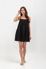 REESE BABYDOLL LINEN MINI DRESS