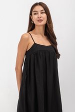 REESE BABYDOLL LINEN MINI DRESS