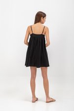 REESE BABYDOLL LINEN MINI DRESS