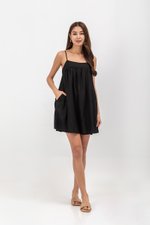 REESE BABYDOLL LINEN MINI DRESS