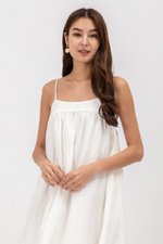 REESE BABYDOLL LINEN MINI DRESS