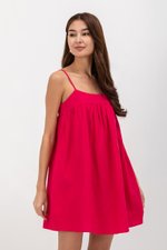 REESE BABYDOLL LINEN MINI DRESS
