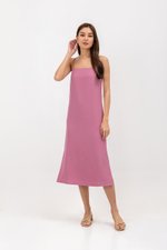 JOYCE CAMISOLE COLUMN MIDI DRESS
