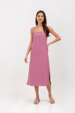 JOYCE CAMISOLE COLUMN MIDI DRESS