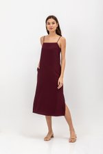 JOYCE CAMISOLE COLUMN MIDI DRESS
