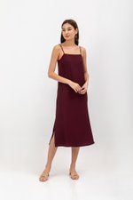 JOYCE CAMISOLE COLUMN MIDI DRESS