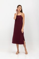 JOYCE CAMISOLE COLUMN MIDI DRESS
