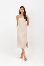 JOYCE CAMISOLE COLUMN MIDI DRESS