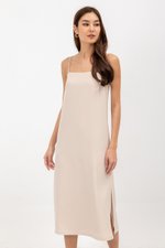 JOYCE CAMISOLE COLUMN MIDI DRESS