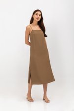 JOYCE CAMISOLE COLUMN MIDI DRESS