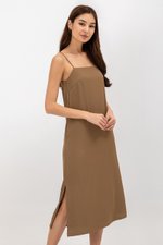 JOYCE CAMISOLE COLUMN MIDI DRESS