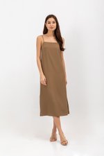 JOYCE CAMISOLE COLUMN MIDI DRESS