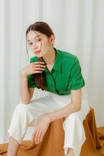 HEIDI PUFF SLEEVE TENCEL SHIRT