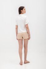 HEIDI PUFF SLEEVE TENCEL SHIRT