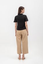 HEIDI PUFF SLEEVE TENCEL SHIRT