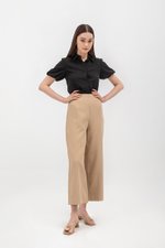 HEIDI PUFF SLEEVE TENCEL SHIRT